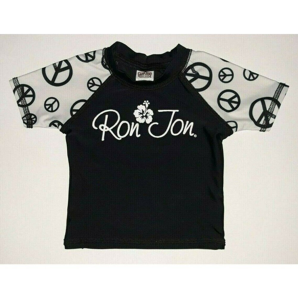Ron Jon Infants Black Swim Shirt Size 6 Months